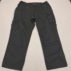 5.11 Tactical Cargo Pants Mens 40x30 Black Cotton Pockets Military Outdoor